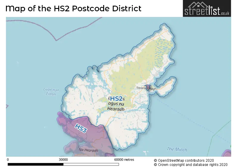 Map of the HS2 and surrounding districts