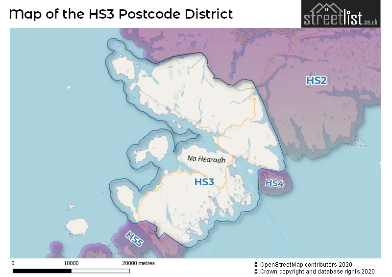 Map of the HS3 and surrounding districts
