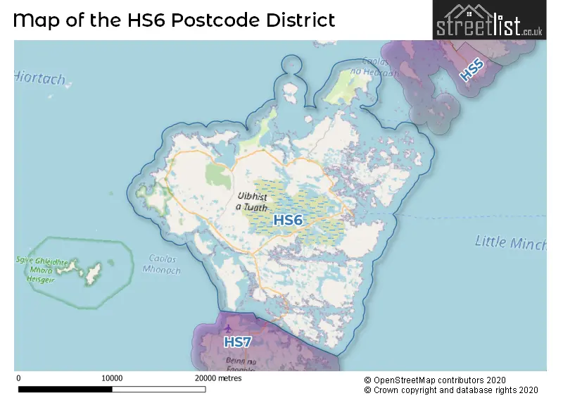 Map of the HS6 and surrounding districts