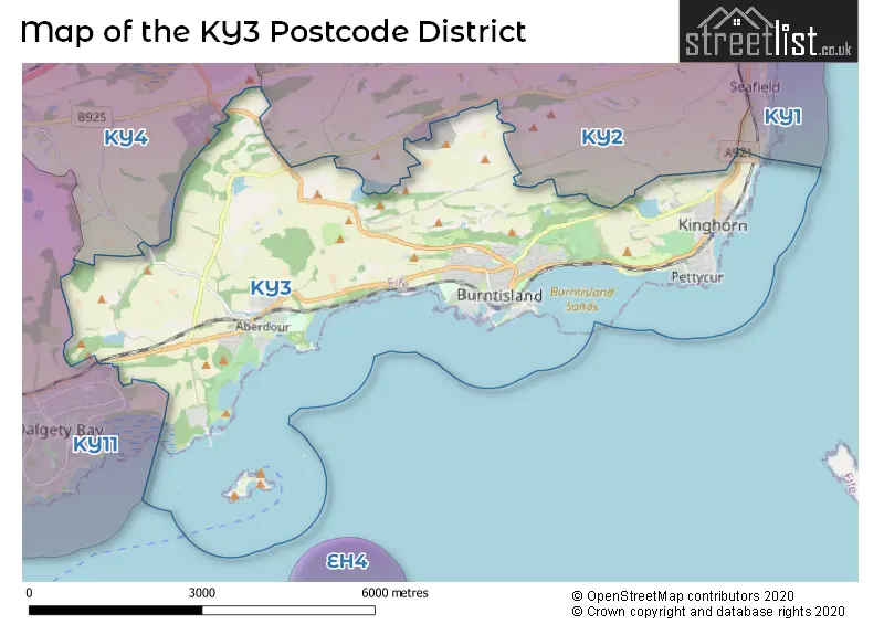 Map of the KY3 and surrounding districts