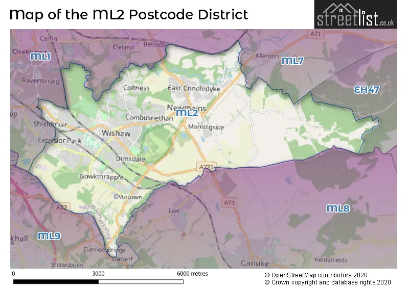 Map of the ML2 and surrounding districts