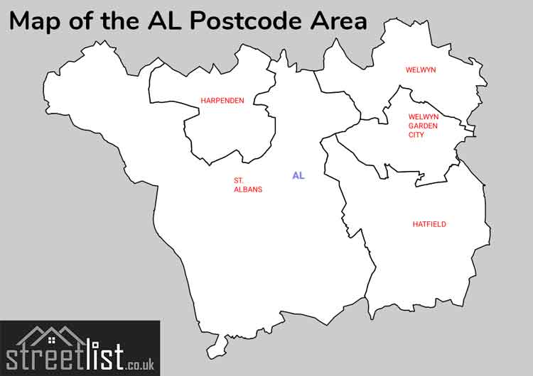 Map of Posttowns in the AL
