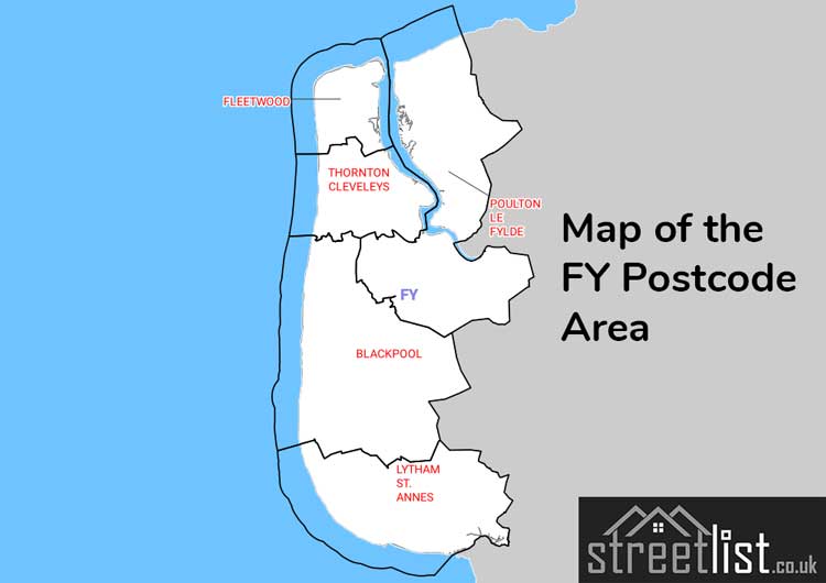 Map of Posttowns in the FY