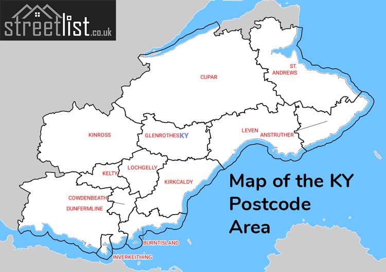 Map of Posttowns in the KY