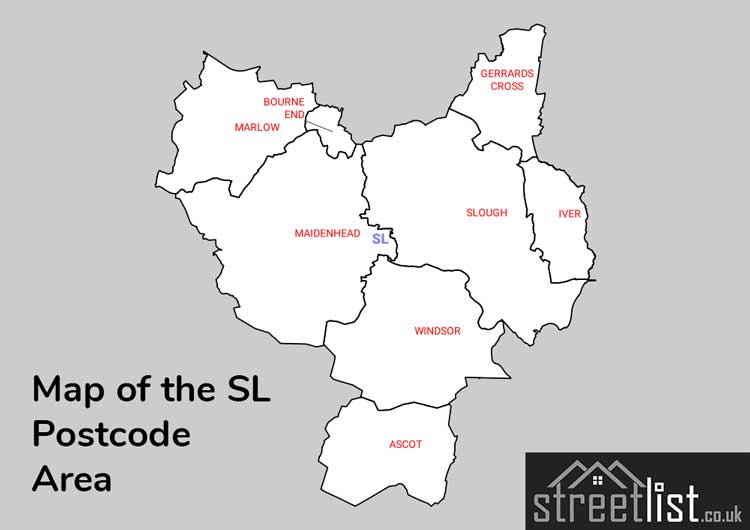 Map of Posttowns in the SL