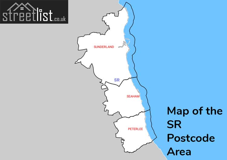 Map of Posttowns in the SR