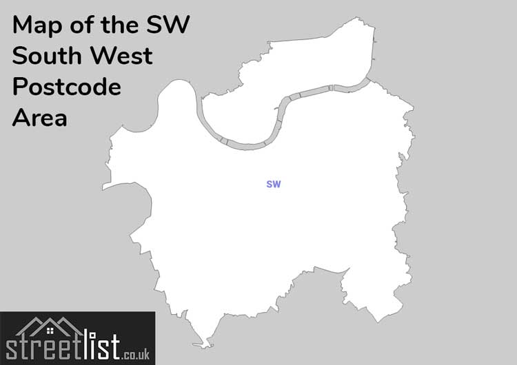 Map of Posttowns in the SW