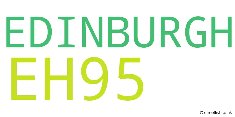 A word cloud for the EH95 postcode