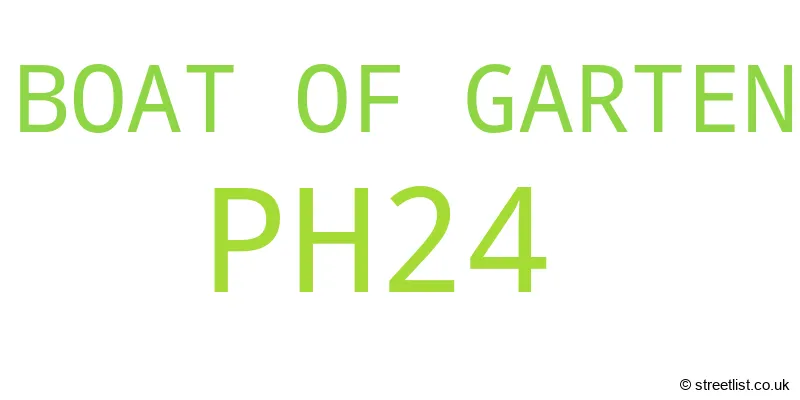 A word cloud for the PH24 postcode