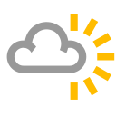 symbol for Partly cloudy (day)