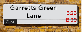 Garretts Green Lane