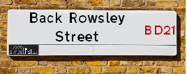 Back Rowsley Street