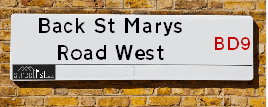 Back St Marys Road West
